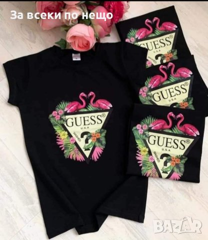 Дамска тениска Guess 👚 Дамска блуза с къс ръкав Гес - Различни цветове, снимка 8 - Тениски - 43695273