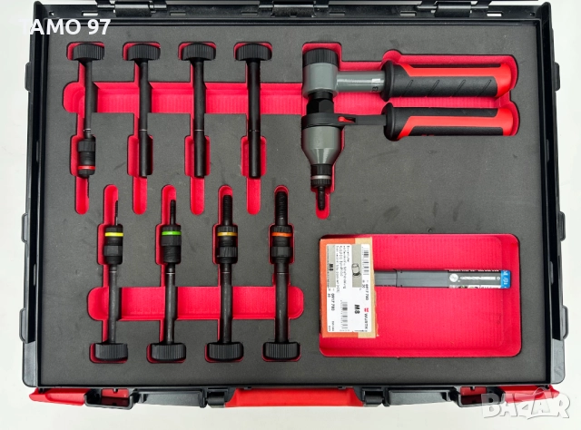 Wurth HES 412 - Тресчотна нитачка за нит-гайки 4-12mm, снимка 2 - Други инструменти - 52898909