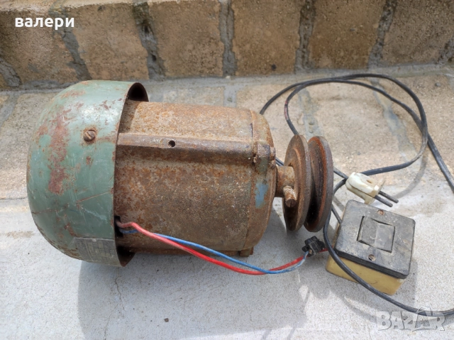 монофазен електромотор, работещ перфектно