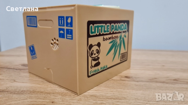 интерактивна касичка с пандичка, която взема монета, снимка 4 - Образователни игри - 52091506