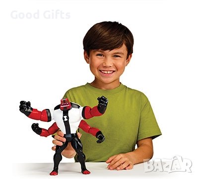 BEN 10 Фигурка DELUXE Four Arms, Diamondhead, Heatblast, снимка 9 - Фигурки - 39949963