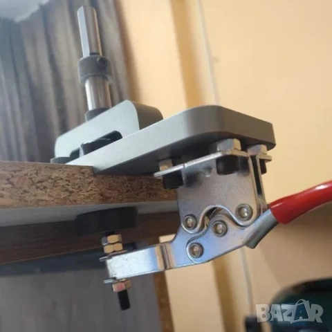  Водач с фрезер и ограничител за пробиване отвори на мебелни панти, снимка 6 - Други инструменти - 47481092