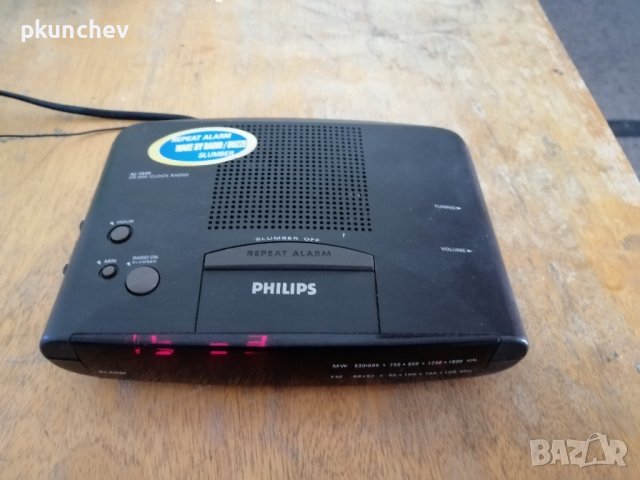 Радио-часовник PHILIPS AJ 3040/00, снимка 3 - Радиокасетофони, транзистори - 43803205