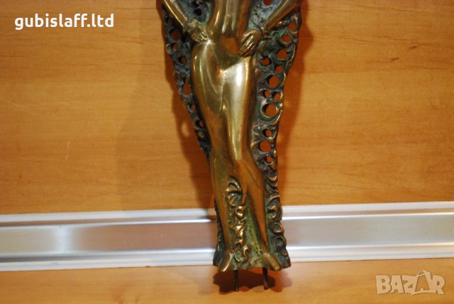 Бронзова пластика, скулптура, женска фигура, снимка 2 - Статуетки - 34787367