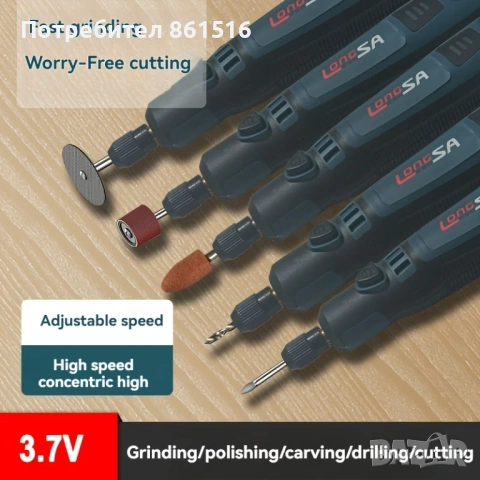 Мини шлайф -  Дремел НОВ, снимка 2 - Шлайфмашини - 53557503