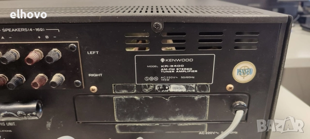 Ресивър Kenwood KR-3400, снимка 3 - Ресийвъри, усилватели, смесителни пултове - 52196016