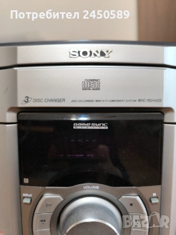 Система Sony MHC-RG440S с ТРИ тонколони, снимка 4 - Аудиосистеми - 53414324
