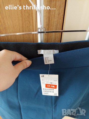 НОВИ дамски елегантни къси панталони H&M размер 38 (М), снимка 3 - Къси панталони и бермуди - 37561789