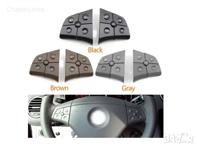 Mercedes GL W164 Pre-Face Капачета за волан , снимка 6 - Части - 50249393