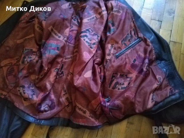 Рокерско яке немско естествена кожа/ехтер ледер/като ново размер ХЛ, снимка 9 - Якета - 43560969