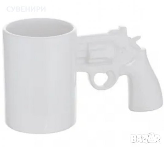 Чаша с дръжка във фирмата на пистолет, снимка 4 - Чаши - 39725238