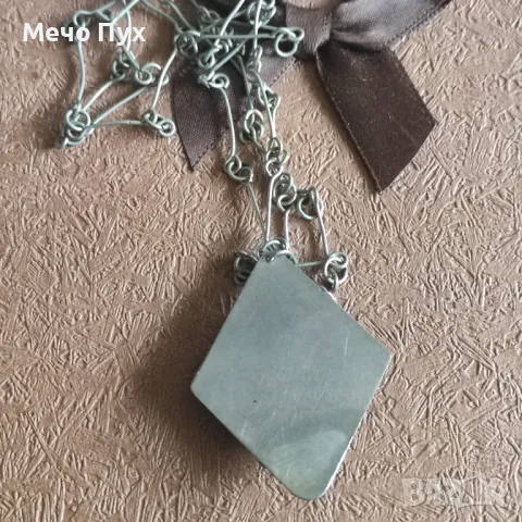 Стар сребърен синджир,ръчно правени (315), снимка 3 - Колиета, медальони, синджири - 48835365