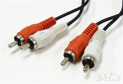 Аудио кабел 2 чинча дължина 10 метър, снимка 1 - Кабели и адаптери - 27585965