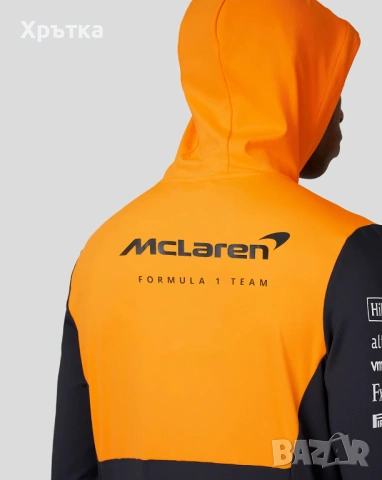 McLaren F1 Team Hooded Sweat - Оригинален мъжки суитшърт р-р L, снимка 10 - Суичъри - 53275398