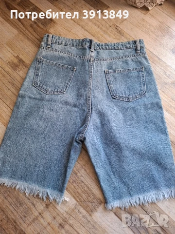 Дамски къси дънки чисто нови , снимка 3 - Дънки - 50502654