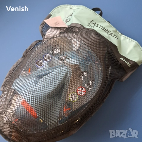 DECATHLON  МАСКА ЗА ГМУРКАНЕ EASYBREATH 900, СИНЯ