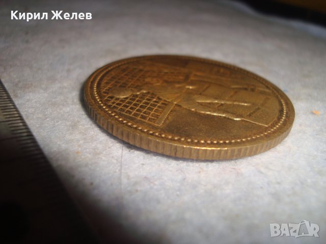 Футбол Европейско Първенство 1988г. 8-на ФИНАЛ ВРАТАР ГЕРМАНИЯ ФРГ ПЛАКЕТ БРОНЗ ПОЗЛАТА РЯДЪК 30453, снимка 4 - Антикварни и старинни предмети - 38152806