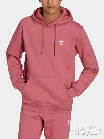 Оригинален мъжки суичър Adidas Originals Trefoil Essentials, снимка 4 - Суичъри - 48097481