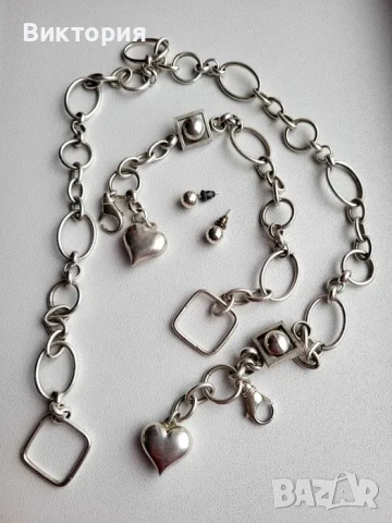 Дамски сребърен комплект