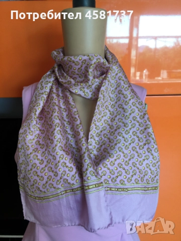 Копринен шал Elegance Paris, снимка 5 - Шалове - 51879787