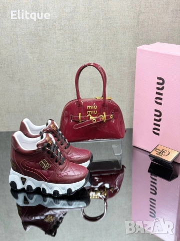 дамски маратонки на платформа miu miu Tommy Hilfiger Gucci , снимка 15 - Маратонки - 52612319