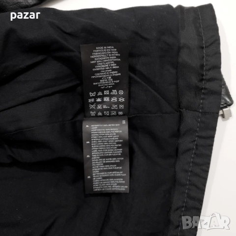 G-STAR RAW Chopper Leather Jacket Оригинално Кожено Яке S, снимка 12 - Якета - 52778096