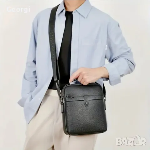 Елегантна и Стилна Офис чанта (мини бизнес куфарче) Висококачествена ест. кожа!, снимка 2 - Чанти - 49302698