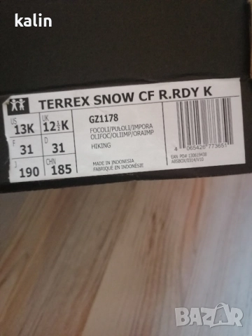 Продавам adidas Terrex Snow Cf R.Rdy K , снимка 5 - Детски маратонки - 52520757