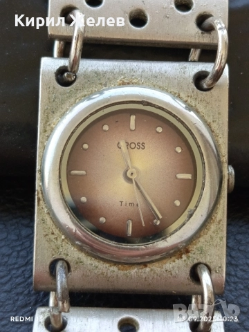 Много красив стилен дизайн дамски часовник CROSS QUARTZ 21112