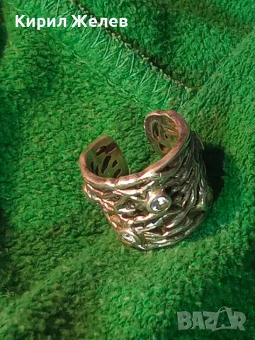 ШИКОЗЕН АЖУРЕН РЕГУЛИРУЕМ СКЪПОЦЕНЕН СРЕБЪРЕН ПРЪСТЕН СРЕБРО 925 с ФАСЕТИРАНИ БЛЕСТЯЩИ ЦИРКОНИ 49936, снимка 17 - Пръстени - 49294785