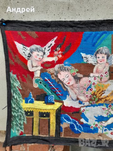 Старинен ковьор,покривка за стена #139, снимка 3 - Антикварни и старинни предмети - 33150070