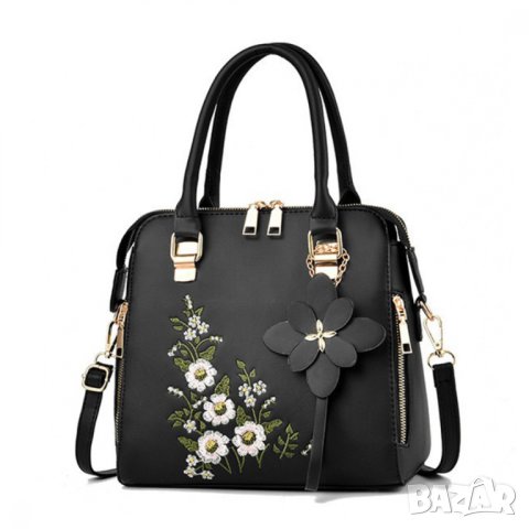 Дамска чанта Summer Black, снимка 11 - Чанти - 40298412