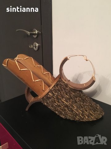 Дървена стойка за вино, ръчна изработка, снимка 10 - Декорация за дома - 27345194