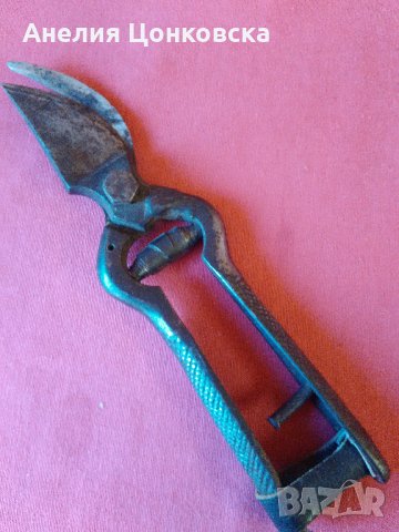 Стара автентична лозарска ножица, снимка 3 - Антикварни и старинни предмети - 27941581