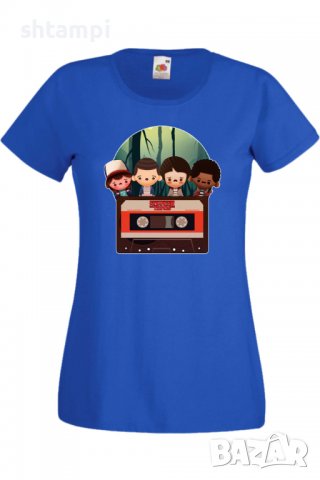 Дамска Тениска Stranger Things 4,Филм,Сериал,, снимка 5 - Тениски - 37314691