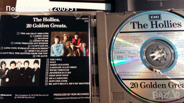 THE HOLLIES, снимка 6 - CD дискове - 28892944