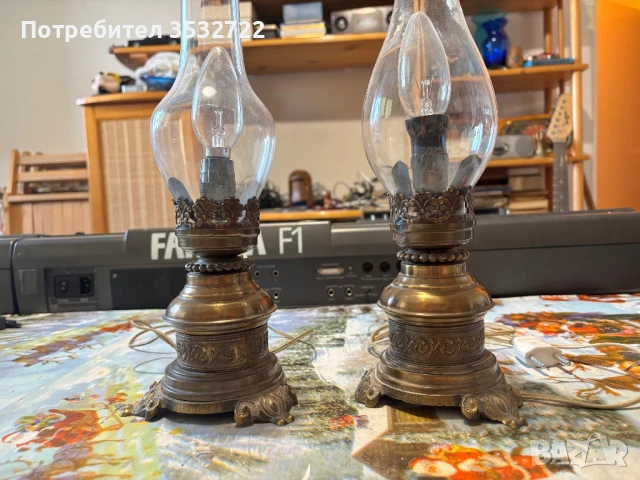 Две винтидж лампи , снимка 11 - Антикварни и старинни предмети - 51240937