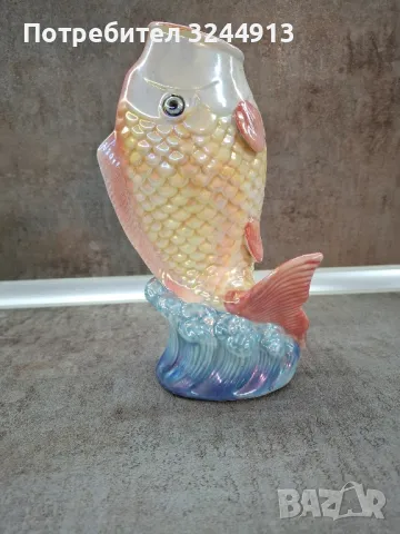 Порцеланова ваза във форма на риба , снимка 3 - Вази - 48884363