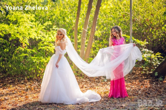 Булчинска сватбена рокля, снимка 8 - Сватбени рокли - 53171821