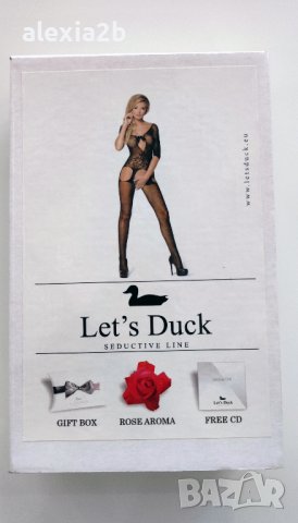 Секси мрежесто боди на марка Lets Duck - Оригинал, снимка 3 - Бельо - 43394802