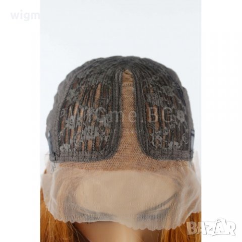 Дълга кестенява лейс фронт перука на вълни Ники, снимка 2 - Аксесоари за коса - 35626795