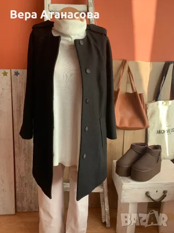 🧥👟👗 Елегантно палто със свободен силует H&M🧣, снимка 1