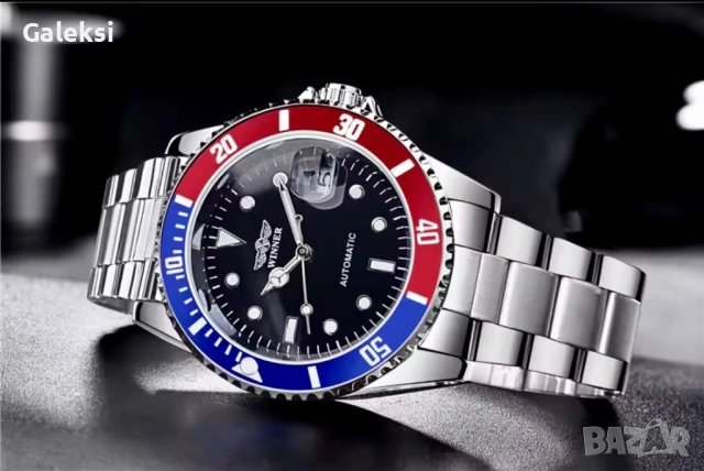 Мъжки модерни и стилни автоматични часовници WINNER*/“Промоция”!, снимка 12 - Мъжки - 51275666