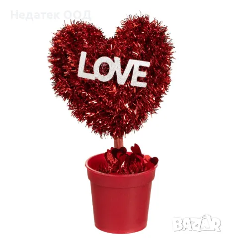 Декоративна саксия за Свети Валентин, 22 см