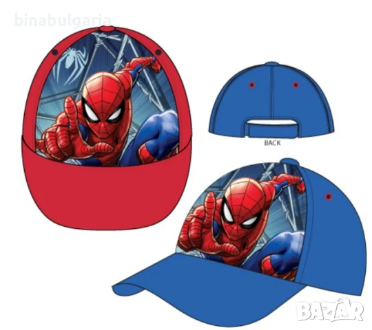 Детски шапки с козирка модел " Spider Man "