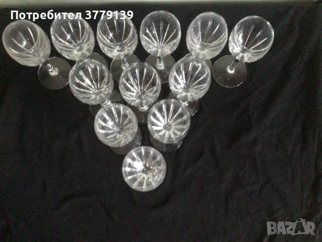 Сервиз кристални чаши а вино и ракия, снимка 4 - Сервизи - 53227383