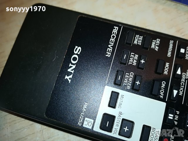 sony rm-u252 audio remote control-внос германия 1106212036, снимка 2 - Ресийвъри, усилватели, смесителни пултове - 33186720