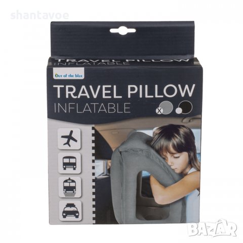 Надуваема възглавница за пътуване, снимка 2 - Възглавници - 39284855