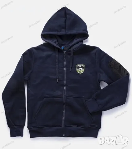 Мъжки суичър с цип и качулка Labrosse, 3цвята , снимка 2 - Суичъри - 49307989