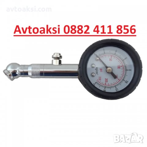 Манометър за гуми метален-2446 